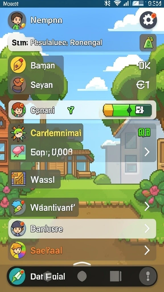 Beragam level dengan tantangan berbeda.