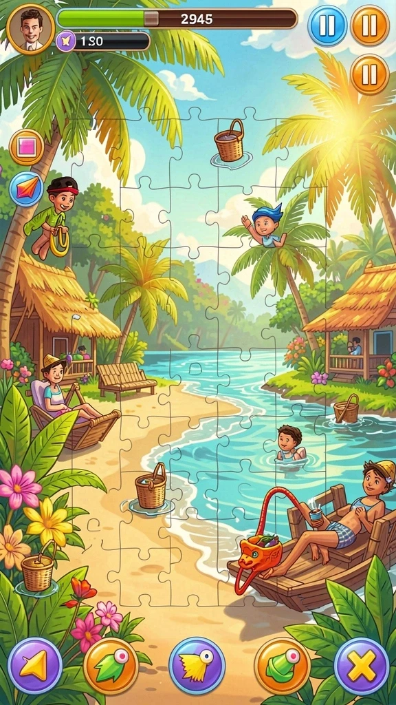 Visual menakjubkan yang membawa pemain ke dunia fantasi.