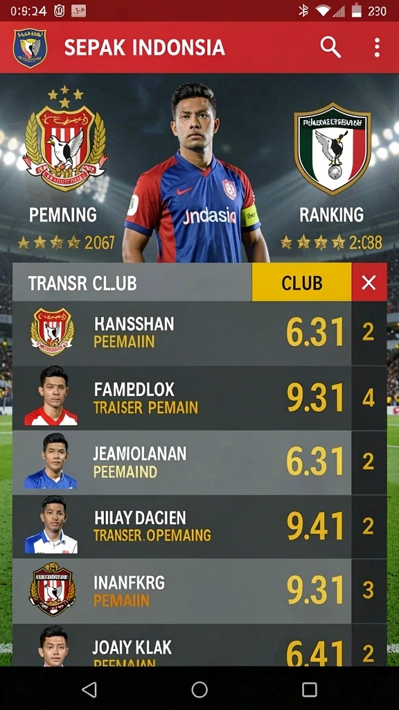 Tampilan layar utama API5000 yang menawan.