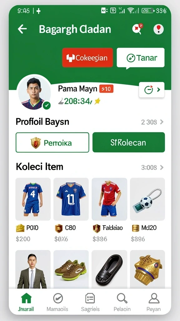 Tampilan antarmuka yang ramah pengguna dan intuitif.