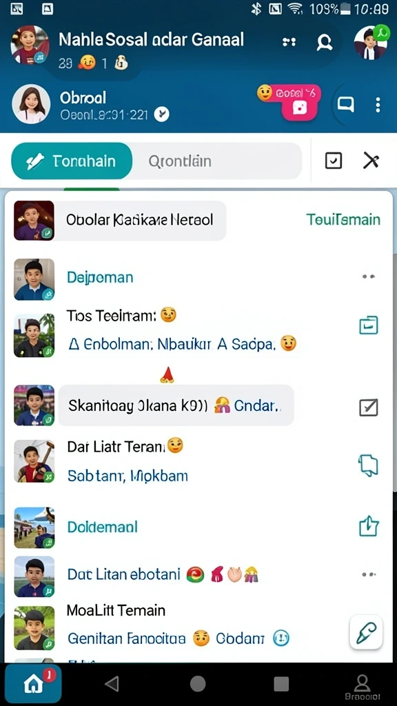 Tangkapan layar menampilkan peta luas untuk dijelajahi.