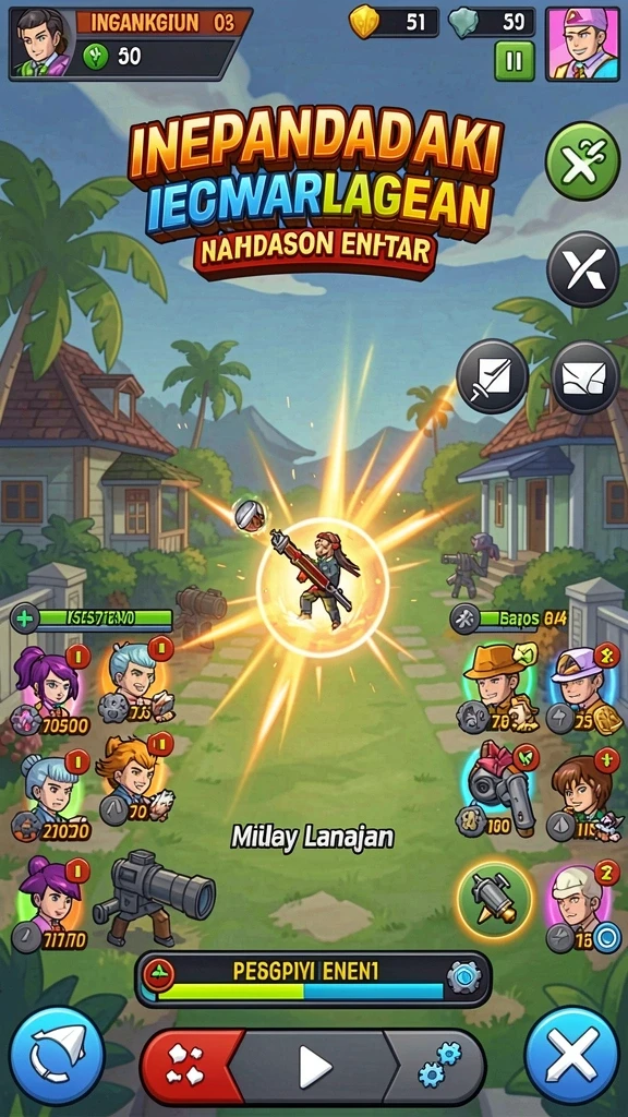Fitur multiplayer yang memungkinkan bermain bersama teman.