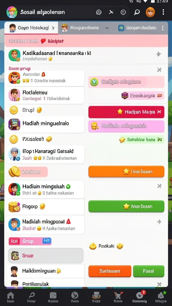 Interaksi multiplayer yang seru dan aktif.