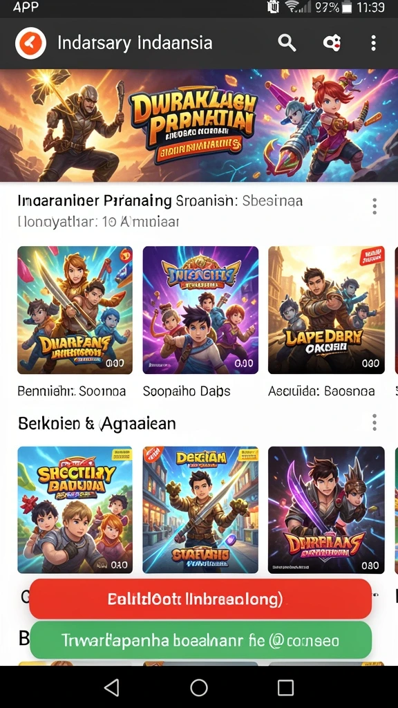 Tampilan mesin slot baru dengan tema petualangan.