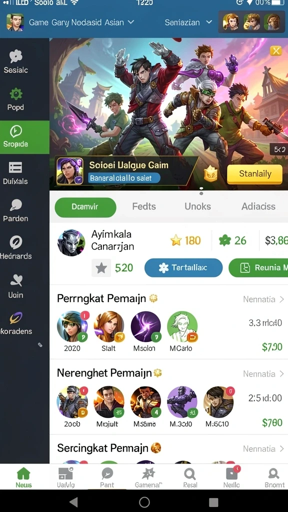 Fitur interaksi pemain yang seru dan menyenangkan.