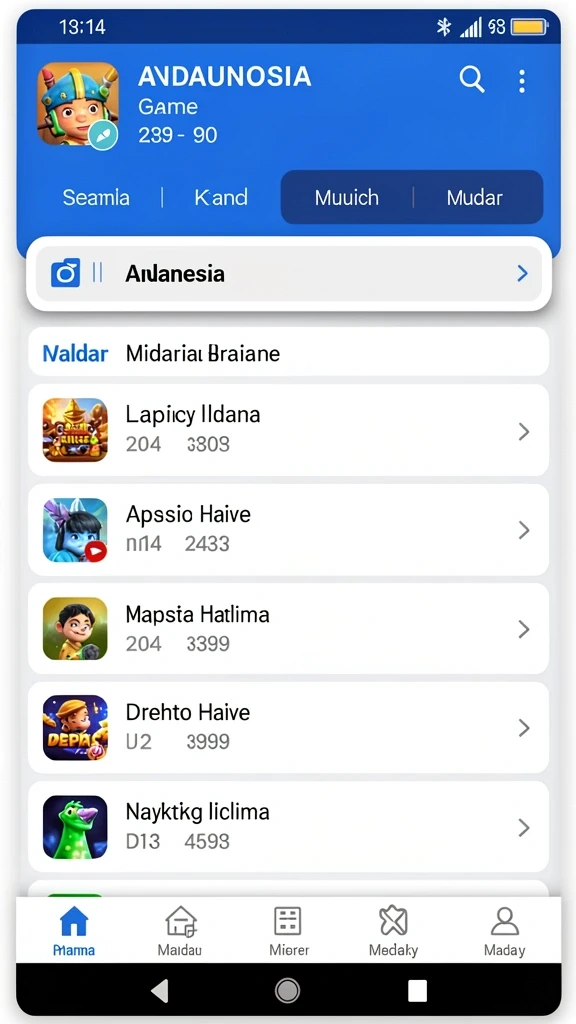 Tampilan grafik yang cerah dalam JOYPUTAR yang memanjakan mata.