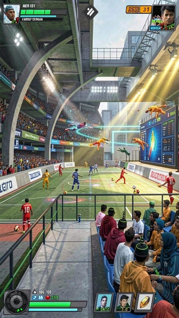 Level menantang dengan desain yang memikat di setiap sudut.