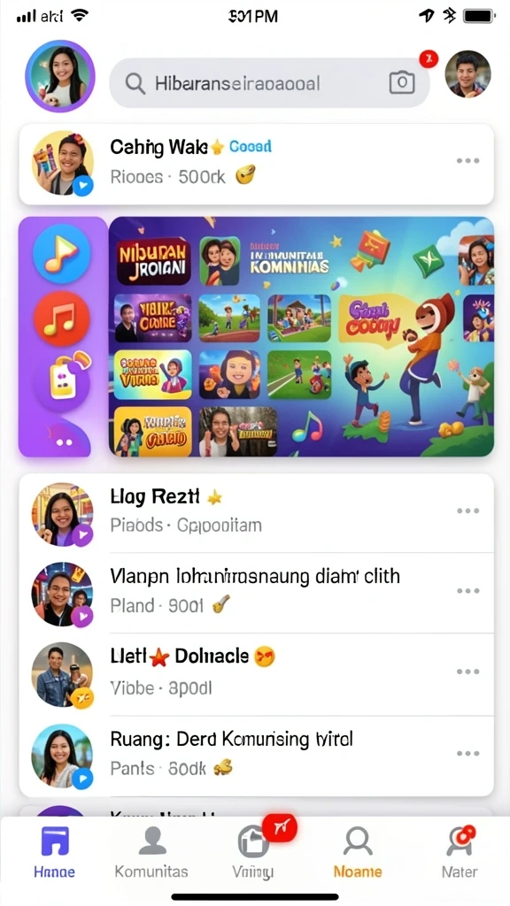 Tampilan antarmuka yang mudah dipahami dan memudahkan navigasi.