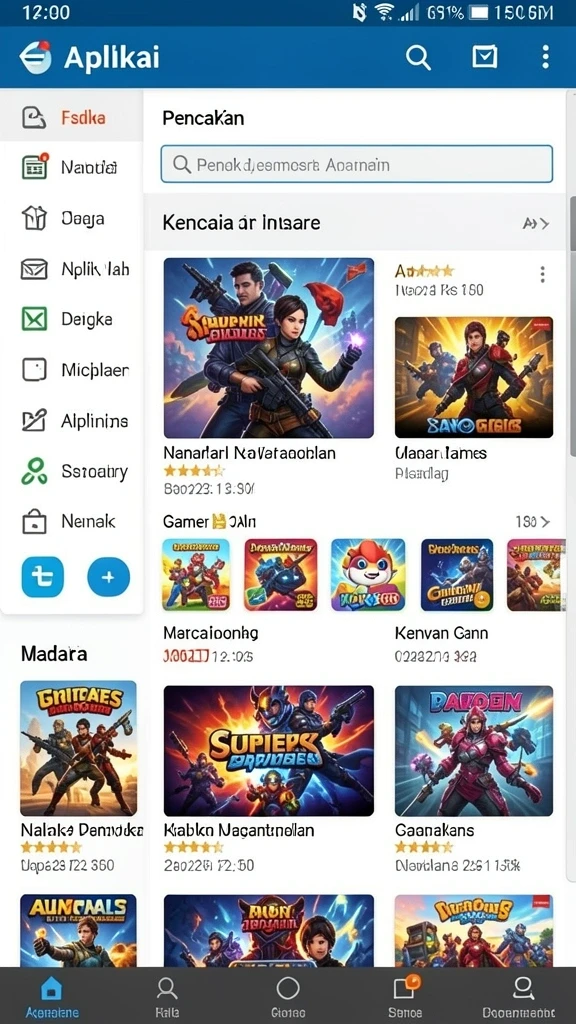Mode permainan yang bervariasi dan menarik.