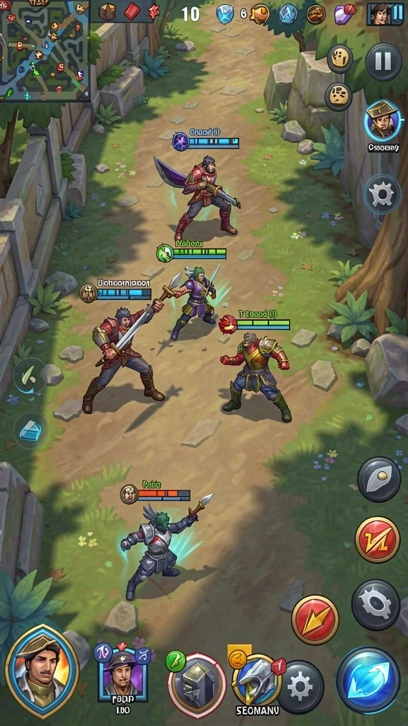 Screenshot menunjukkan momen seru saat bermain bersama teman.