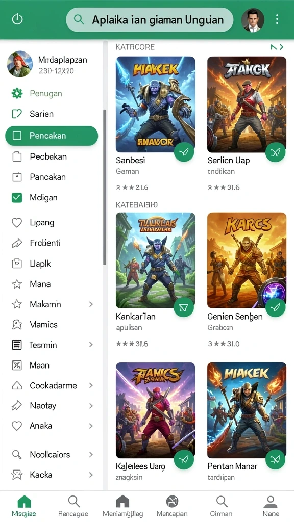 Screenshot memperlihatkan tampilan grafis yang menawan.