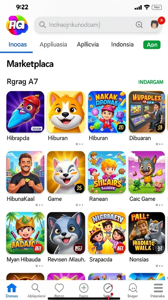 Tampilan antarmuka KURNIA898 yang menarik dan mudah digunakan.