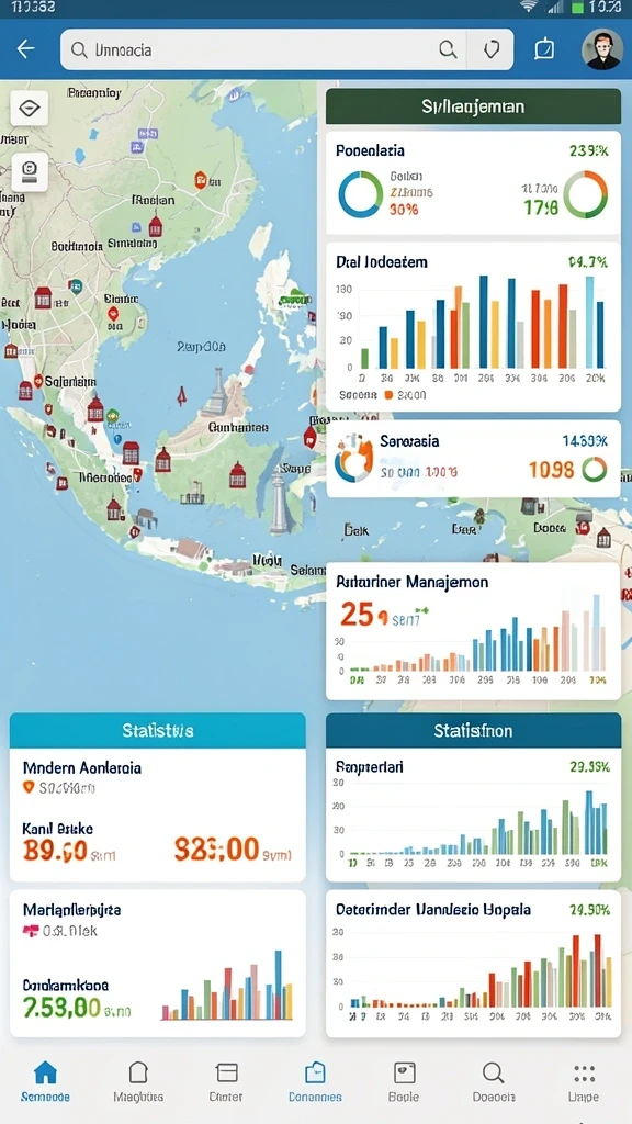 Tampilan utama permainan dengan berbagai pilihan slot.