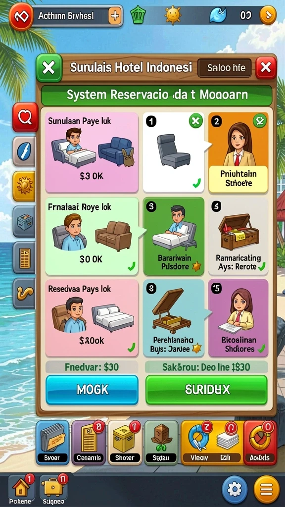 Karakter unik dengan desain yang menawan.