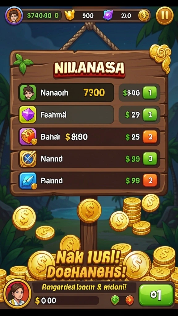 Tampilan awal MAWARSLOT yang menarik dan mudah dinavigasi.