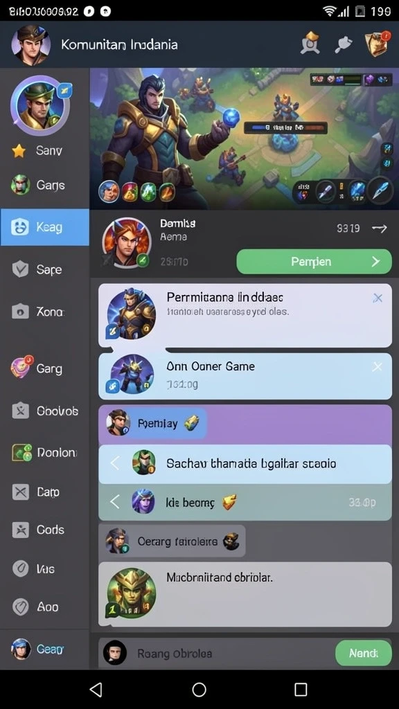 Antarmuka yang user-friendly dan menarik.