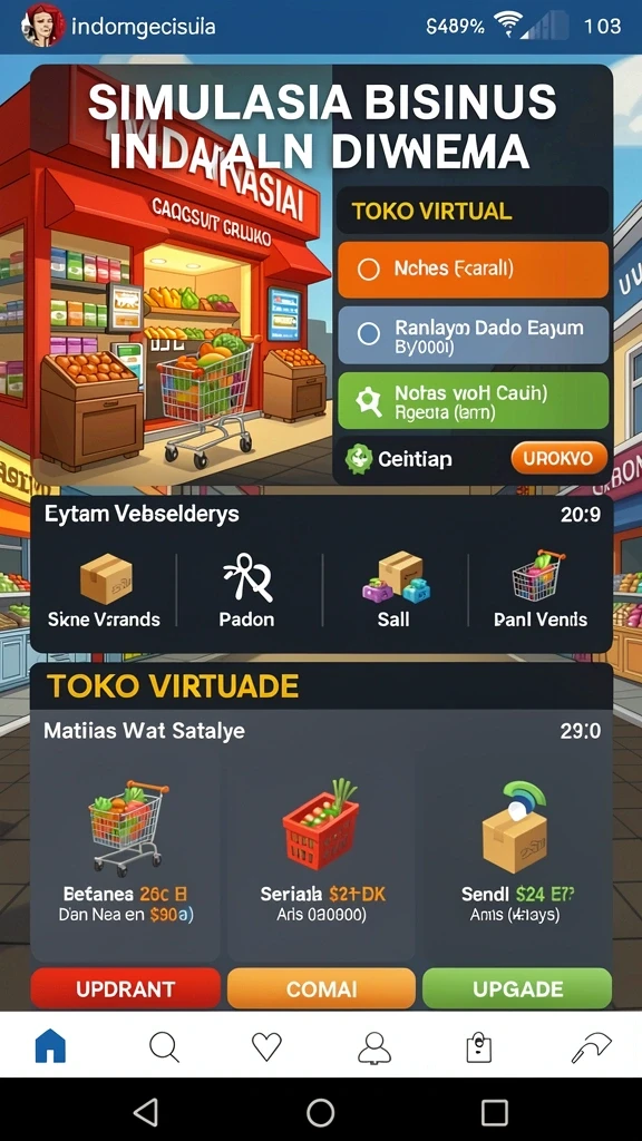 Fitur pilihan permainan yang beragam.