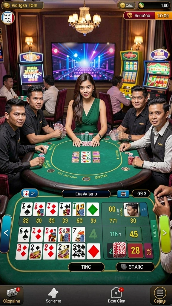 Screenshot menampilkan fitur komunitas dalam game.