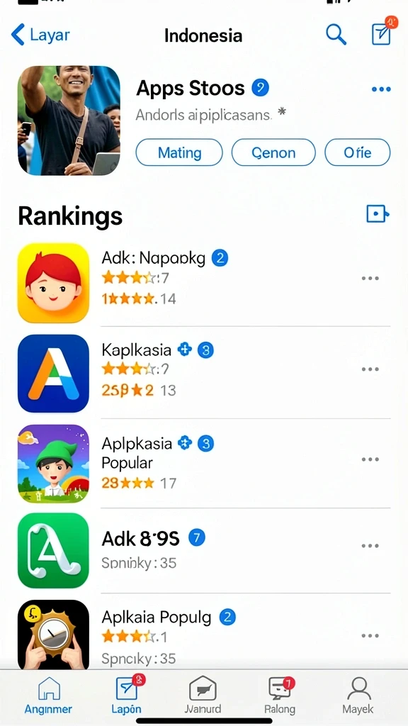Tampilan antarmuka utama yang mengesankan.