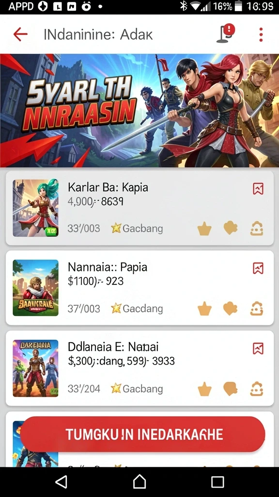 Sistem hadiah harian yang menarik dan bermanfaat.