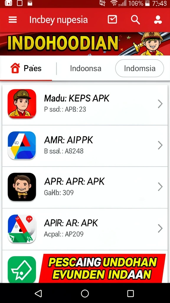 Antarmuka aplikasi yang menarik dan mudah digunakan.