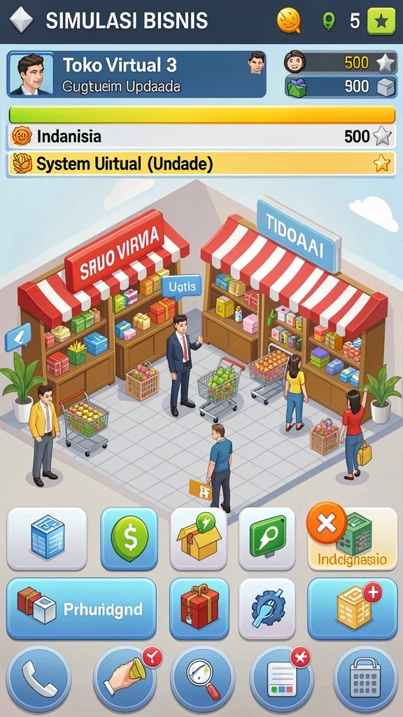Tampilan awal game RVIP5 yang menawan.