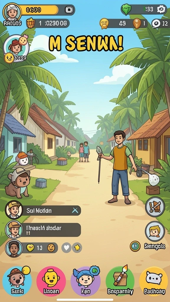 Tampilan antarmuka yang menarik dan user-friendly.