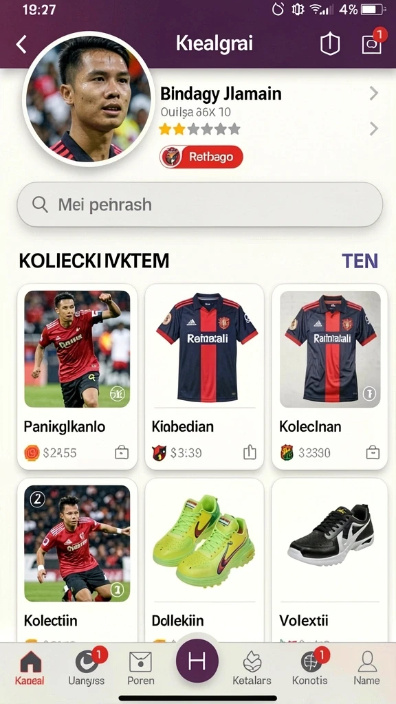 Tampilan antarmuka yang menarik dan intuitif.