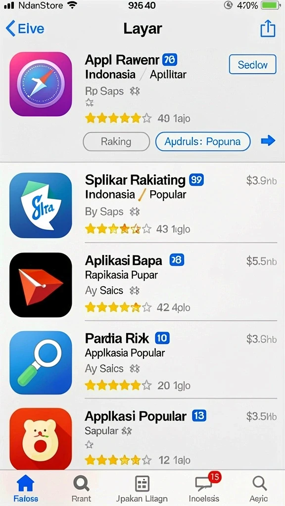 Tampilan antarmuka yang intuitif dan menarik.