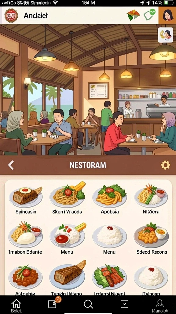 Karakter-karakter unik dengan kemampuan berbeda.