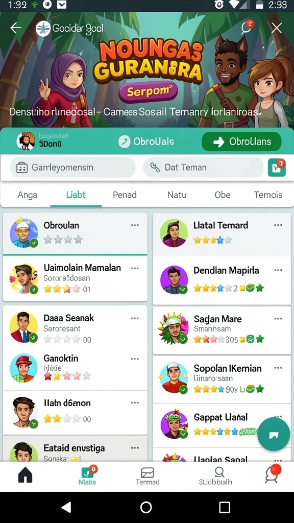 Karakter unik dengan berbagai pilihan kustomisasi.