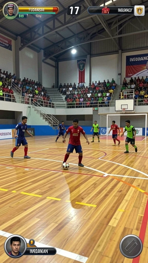 Tangkapan layar menampilkan pemandangan indah dari level baru.