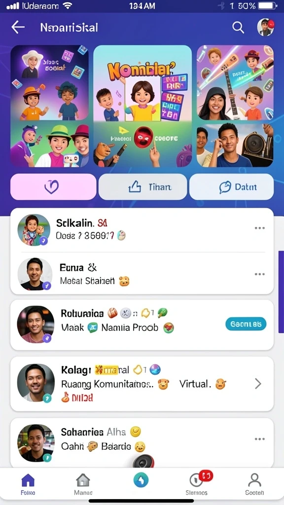 Tampilan karakter utama yang menonjol dalam pertempuran.